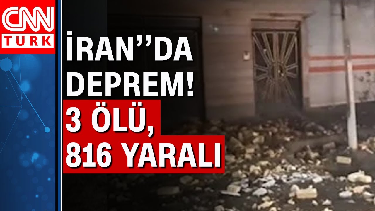 İran'ın Hoy kentinde 5,9 büyüklüğünde deprem meydana geldi! 3 ölü, 816 yaralı