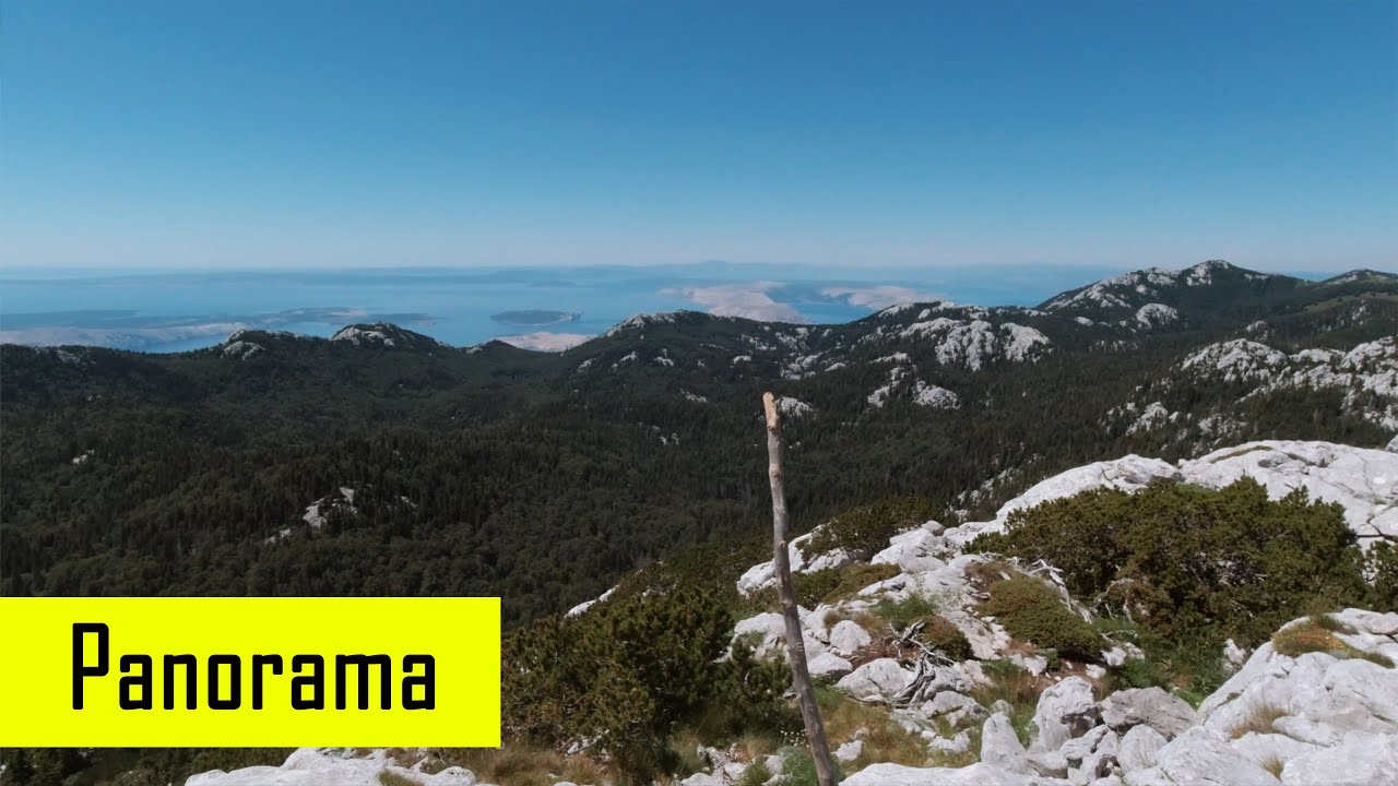 SPEKTAKULARNE PANORAME svih 9 vrhova SJEVERNOG VELEBITA *4K*