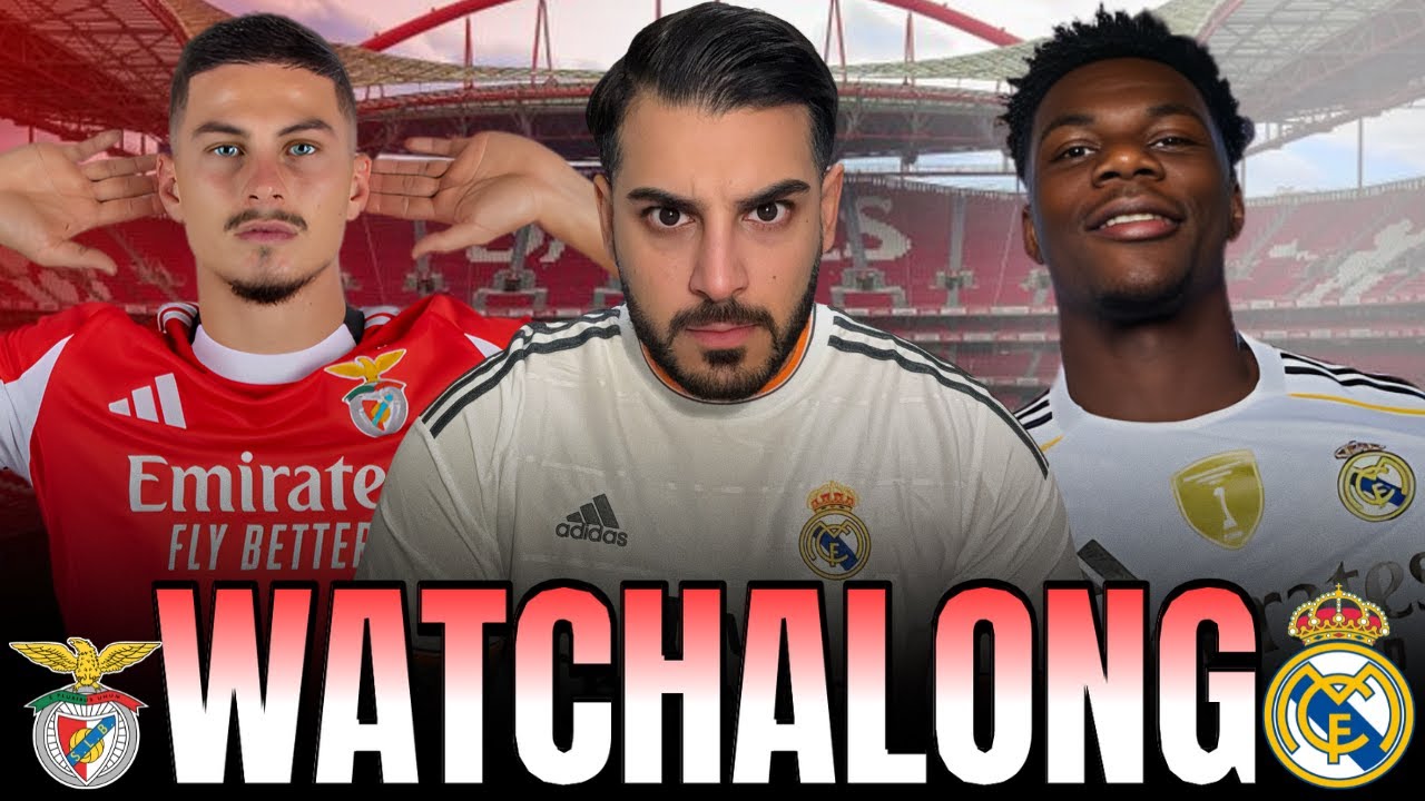 Benfica vs Real Madrid | Champions League LIVE Watchalong | Road to Top 8