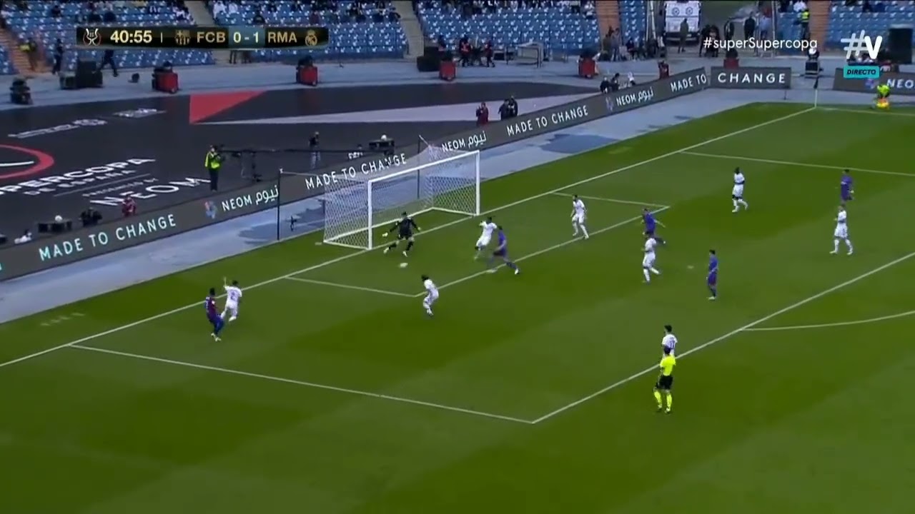Luuk de Jong GOAL vs Real Madrid | Barcelona vs Real Madrid | 1-1|