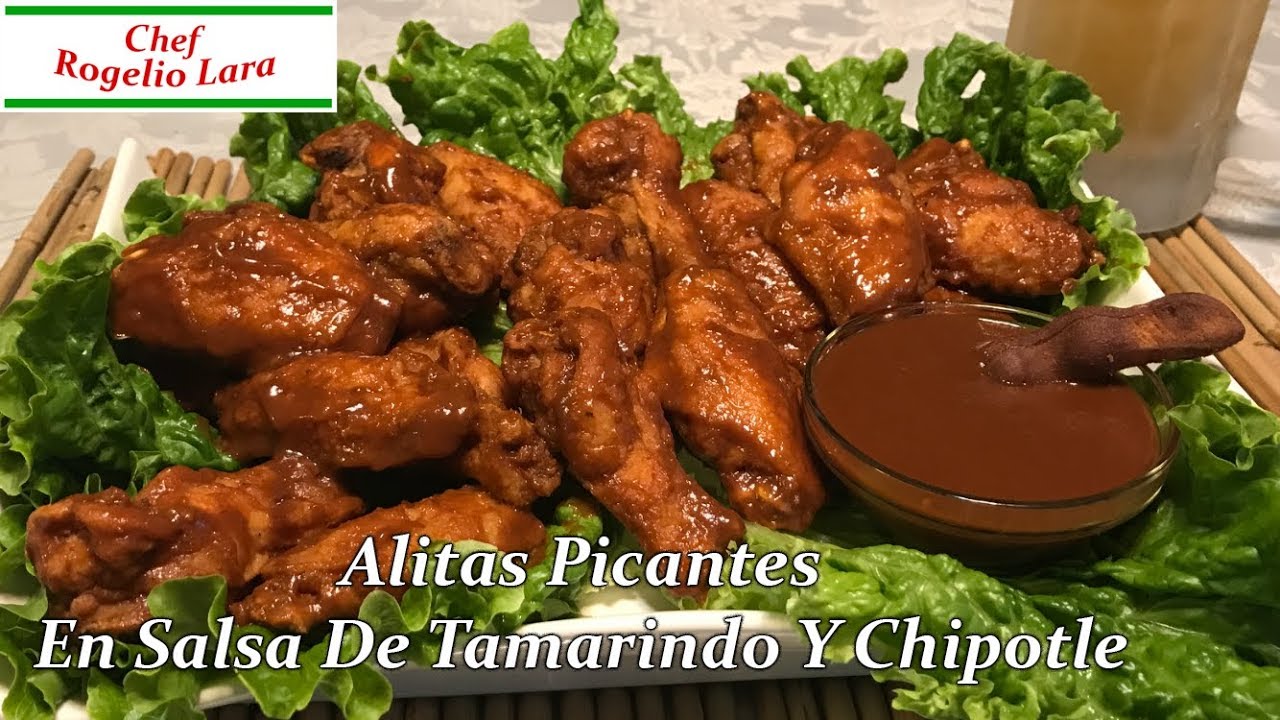 Alitas Picantes En Salsa De Tamarindo Y Chipotle