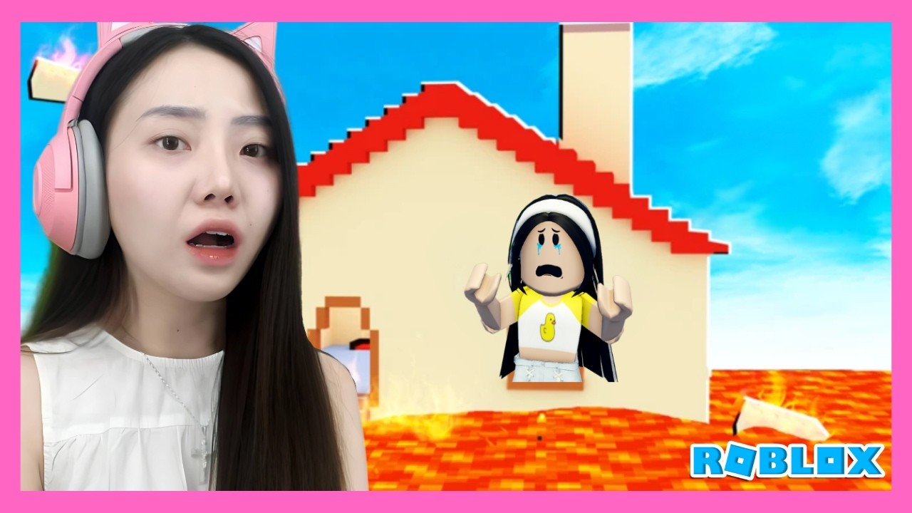 Tolong Kami Banyak Lava Panas !! The Floor Is Lava - Roblox Indonesia