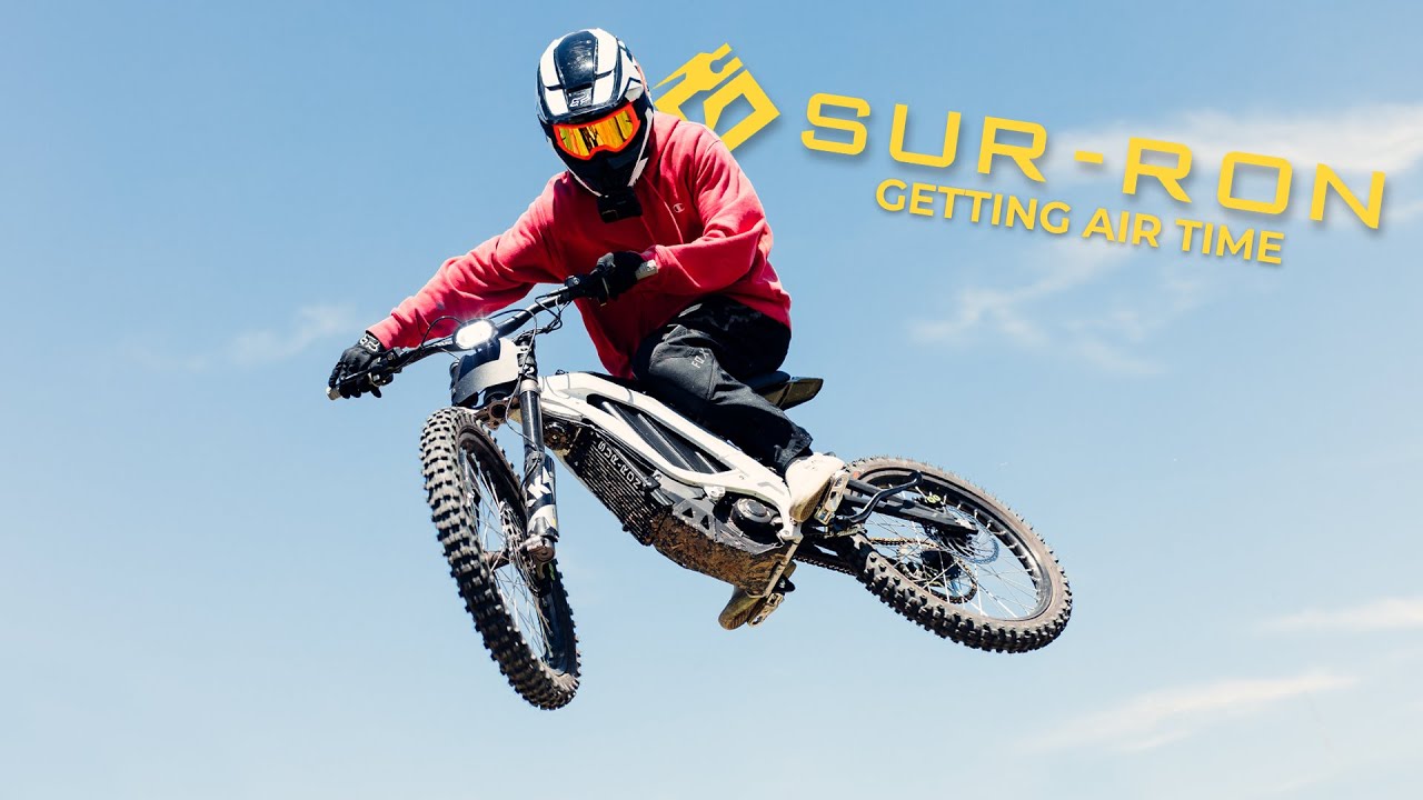 ELECTRIC DIRTBIKE HITTING JUMPS | Sur Ron Light Bee X