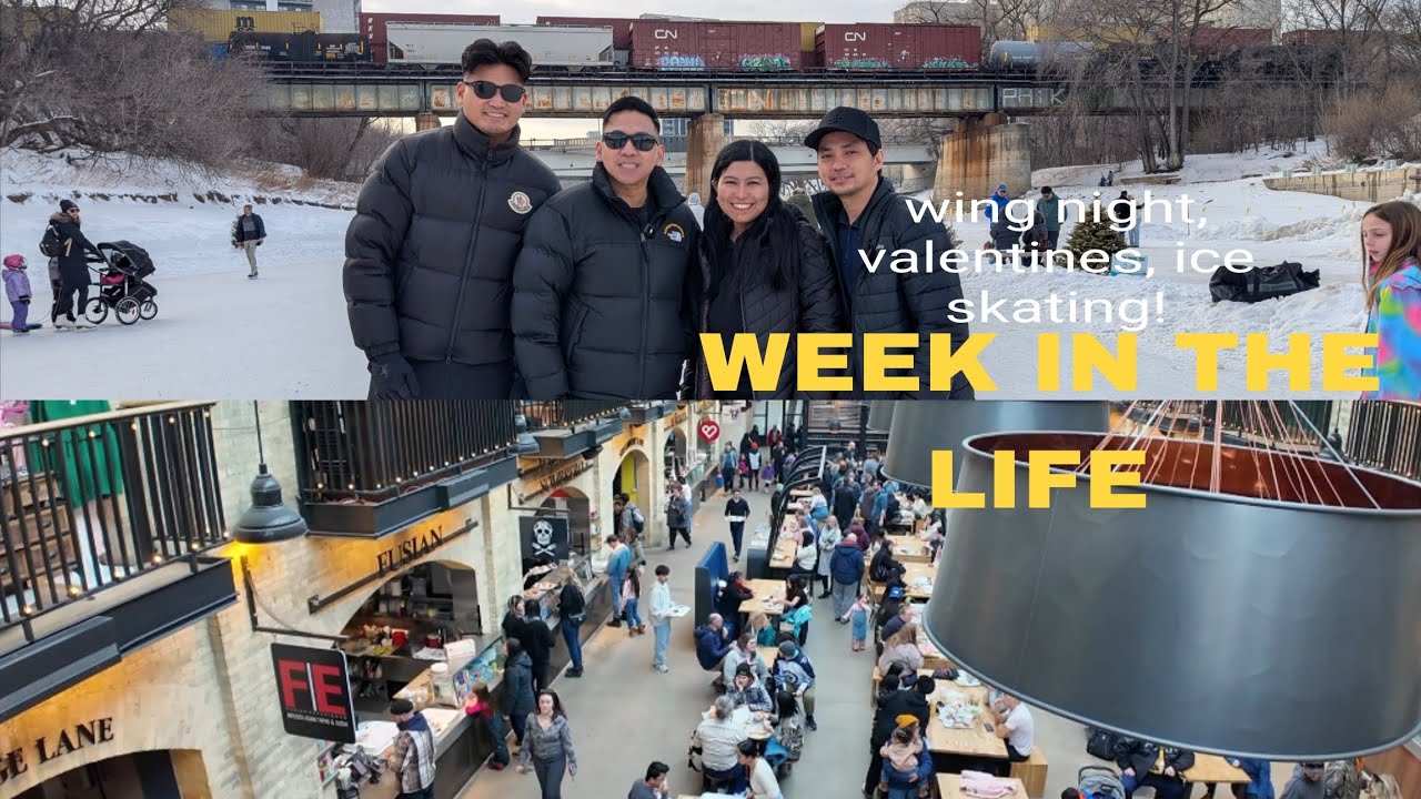 A WEEK IN THE LIFE: wing night, valentines mukbang, ice skating, and more | Biz & LA