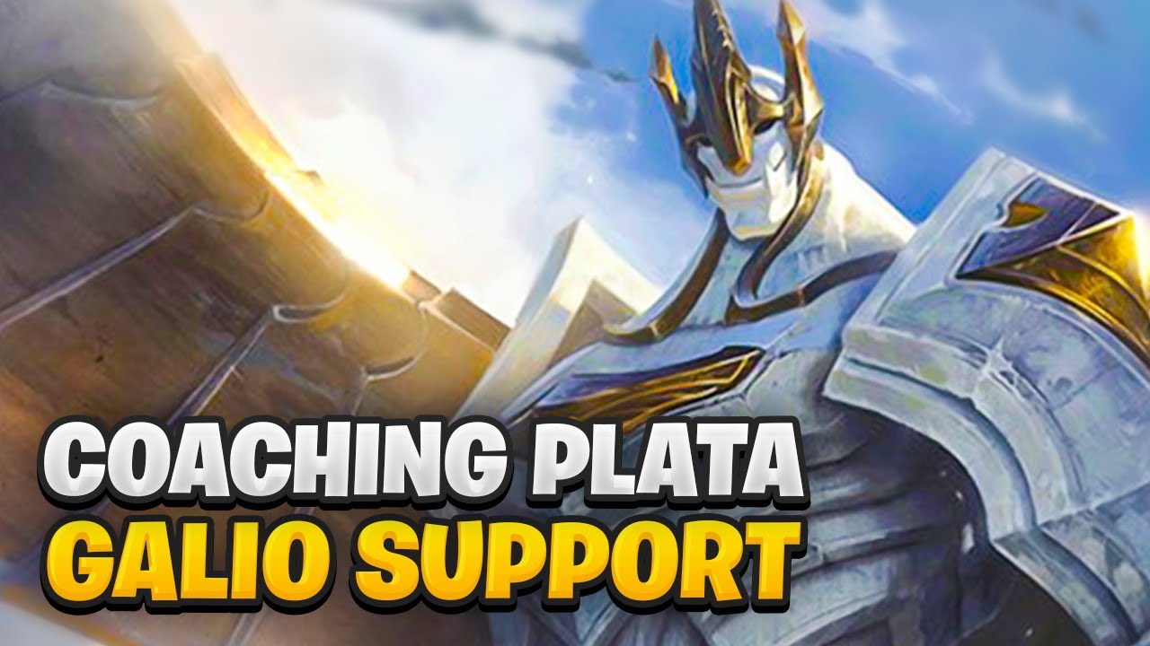 ⭐ COACHEO a un GALIO PLATA [support] y SALE UNA PARTIDA ÉPICA