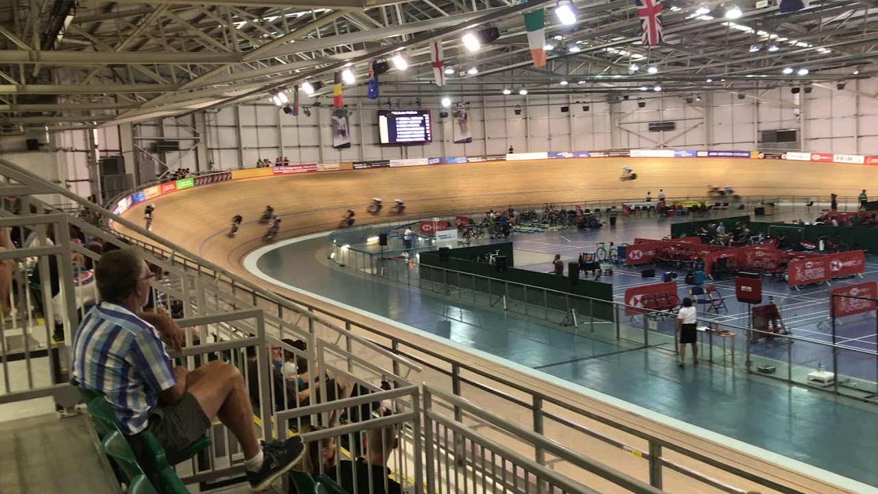 2018 National Junior Boys Track Cycling Madison Final (lap 45- finish)