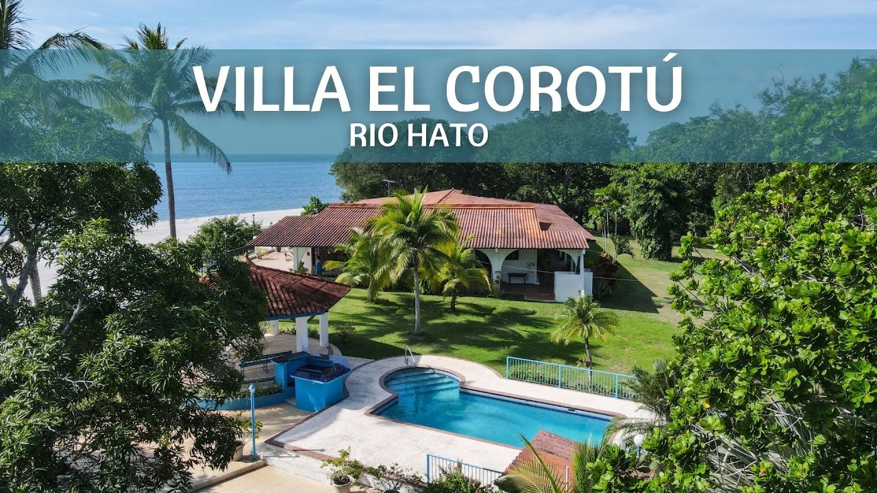 Villa El Corotú Large Beach and River Front Property For Sale in Rio Hato