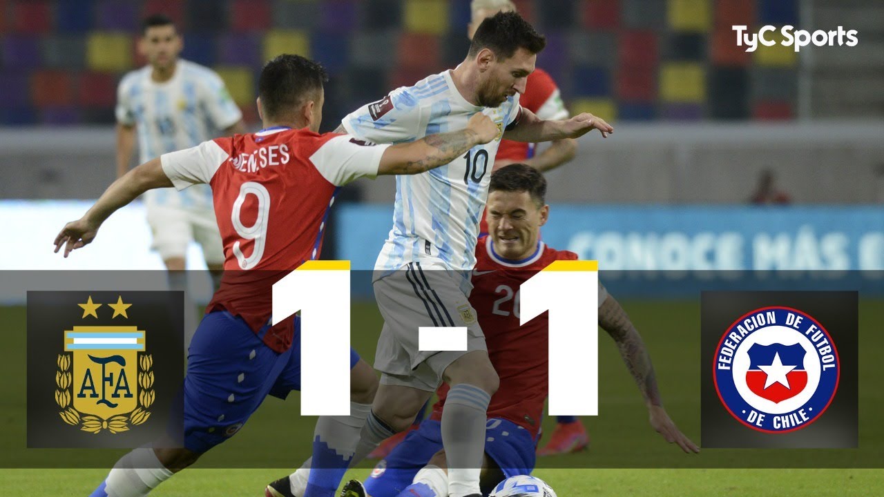 Argentina 1-1 Chile | Eliminatorias a Qatar 2022 - Fecha 7