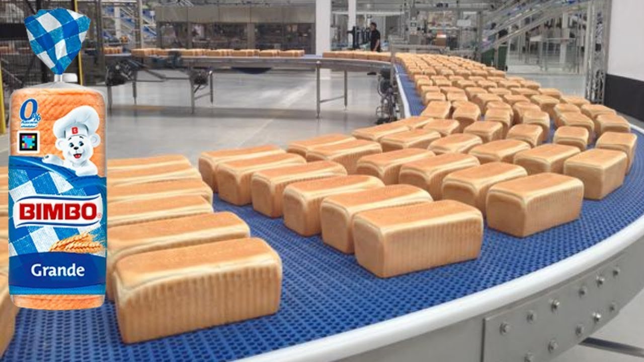 ¿Cómo se Hace el Pan de Molde Bimbo? | Proceso de Fabricación Industrial