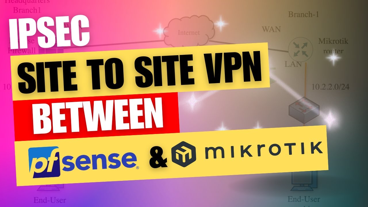 Настройка pfSense Mikrotik IPsec site-to-site VPN — пошаговое руководство