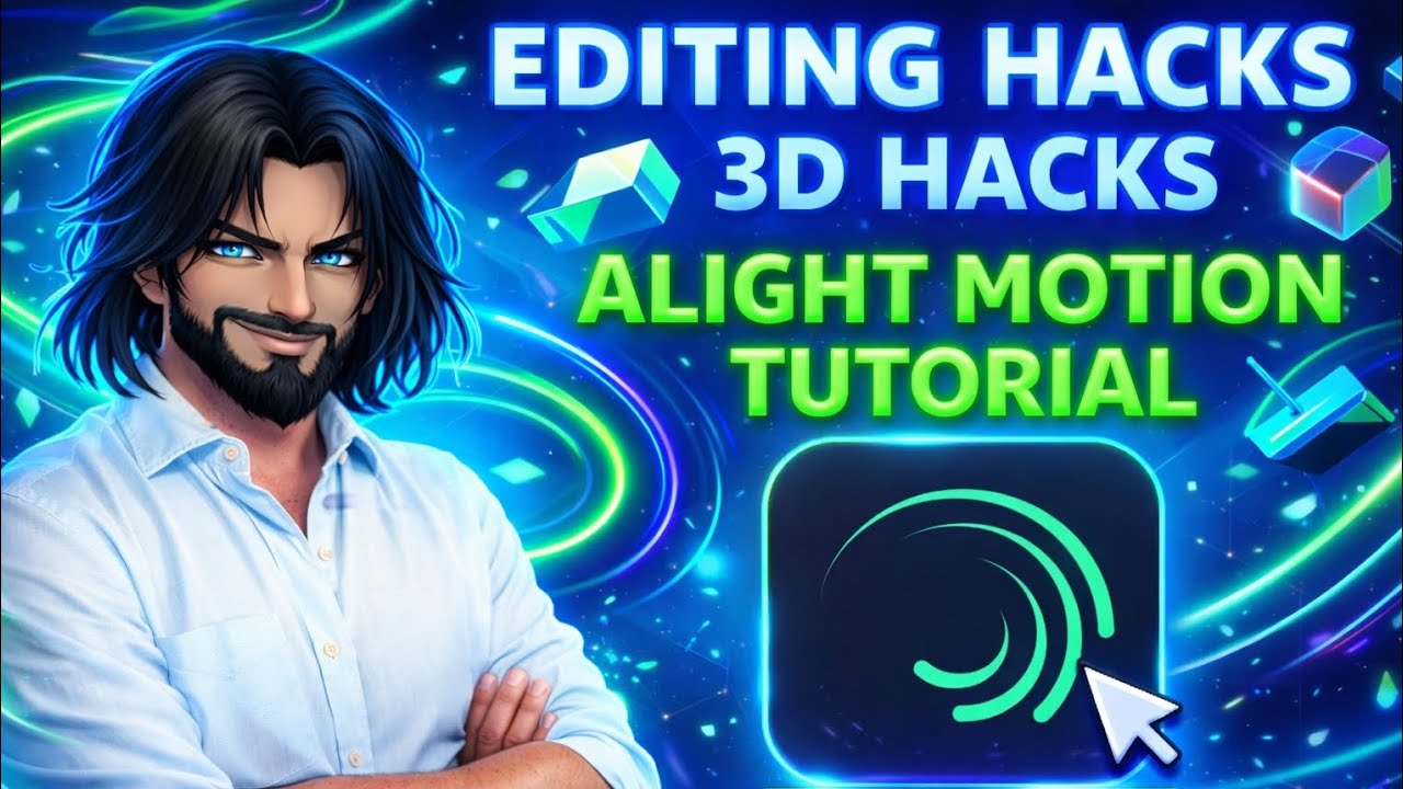 Mobile se PRO level editing? 😳Alight Motion ke ye 3D Editing Hacks. 