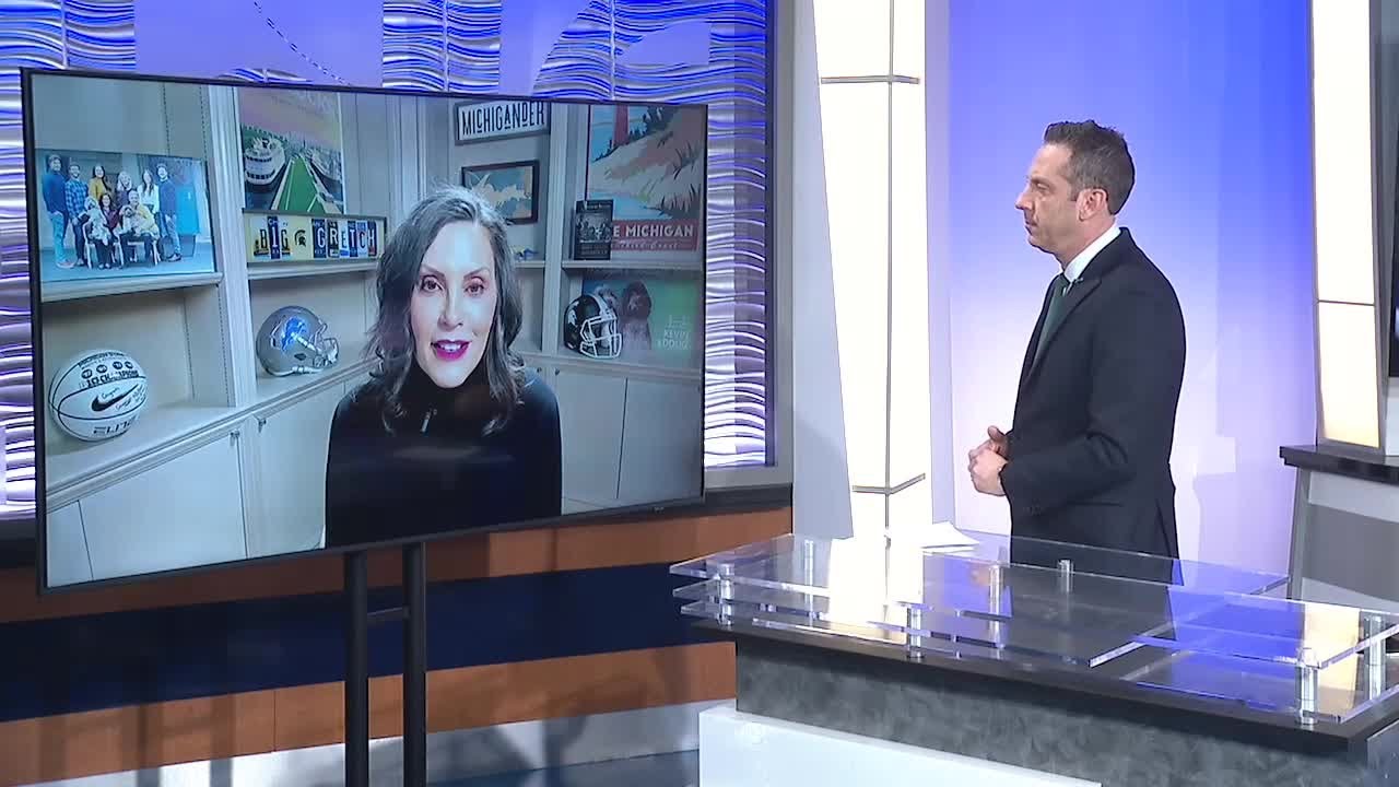 7 News Detroit's interview with Governor Whitmer following her State of the State address