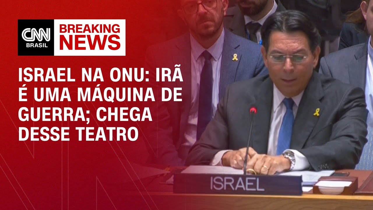Israel na ONU: Irã é uma máquina de guerra; Chega desse teatro | BASTIDORES CNN