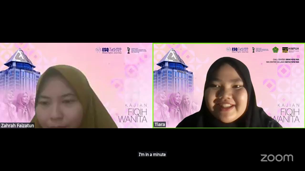 FIQIH HAJI WANITA II | MERAIH KUALITAS DIRI KETIKA BERPUASA II USTADZAH ZAHRAH FAIZATUN NAFIAH, LC