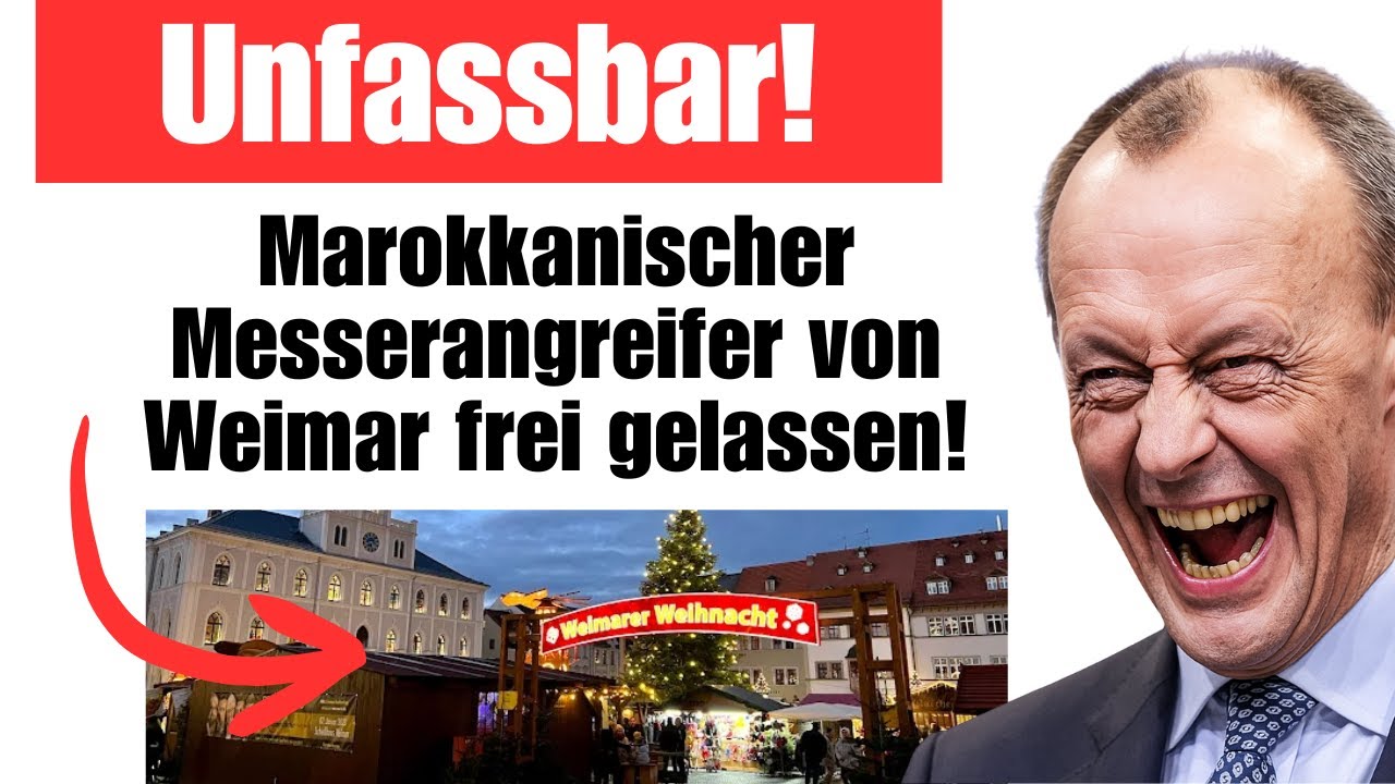Messerangriff auf Weihnachtsmarkt Weimar - Marokkaner wieder frei gelassen!