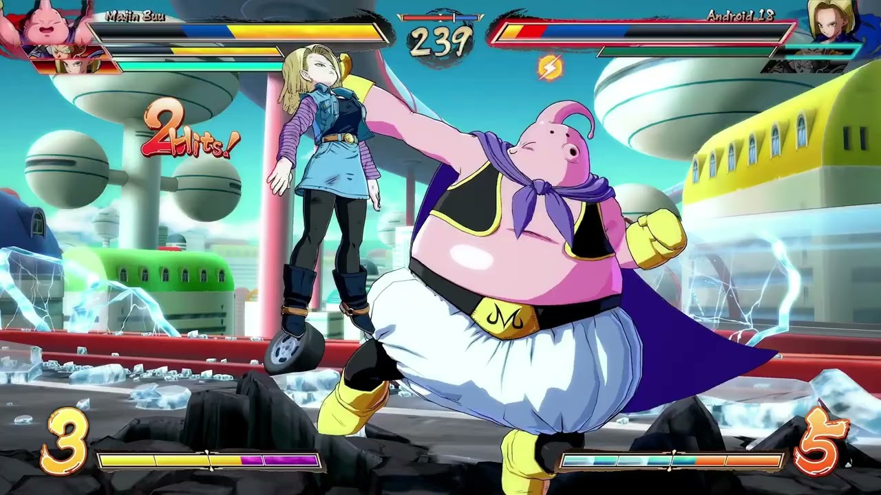 | Android 18 ⚙️, Trunks (Future) 🔥, Majin Buu 🍬🆚 Trunks (Kid) ⚔️, Android 18 ⚙️, Krillin 👓