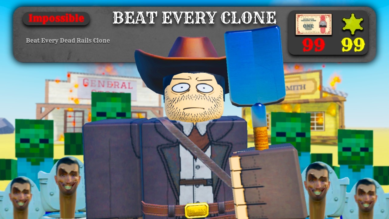 I Beat EVERY DEAD RAILS CLONE on Roblox