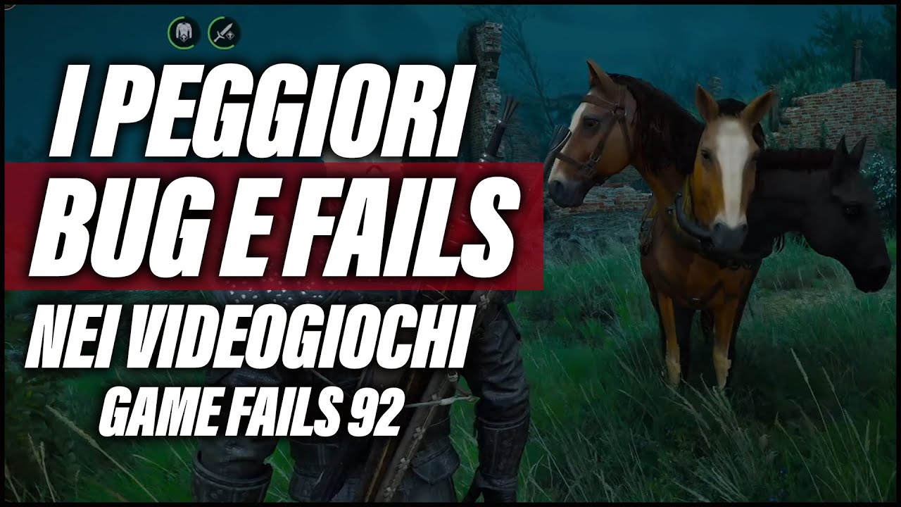 BUG e FAIL INCREDIBILI nei videogiochi! Game Fails 92