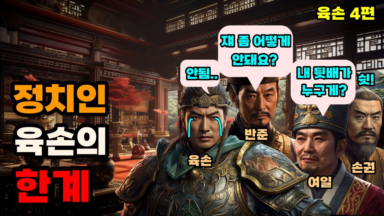 삼국지 손권이 결국 육손을 버린 이유 육손 #4편
