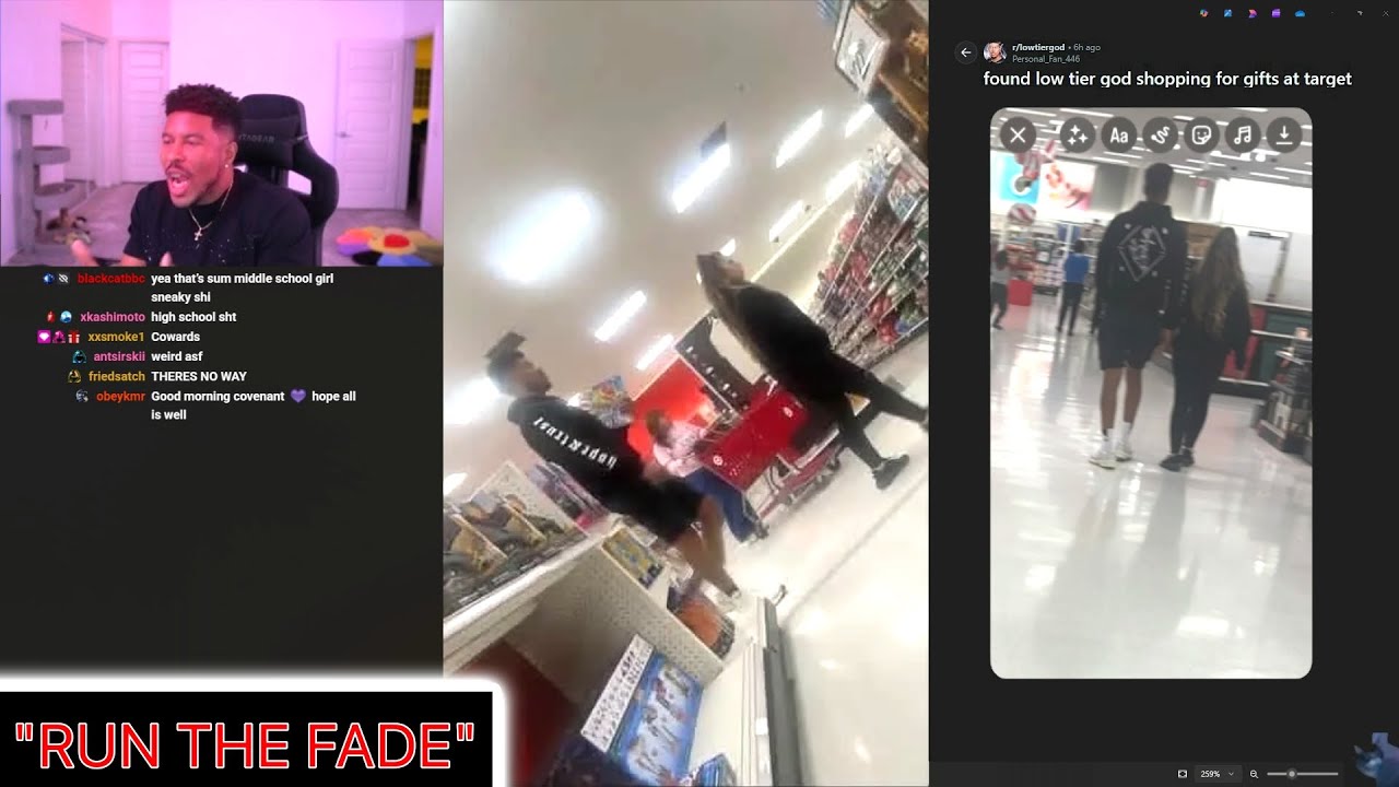 LowTierGod ANGRY at Kid for Taking Pictures of Him in Public