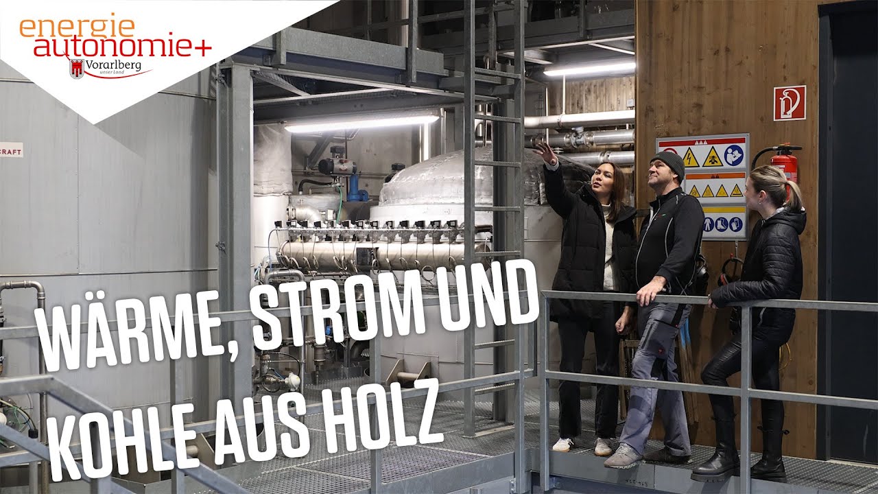 Wärme, Strom und Kohle aus Holz | KlimaKarma-Vlog
