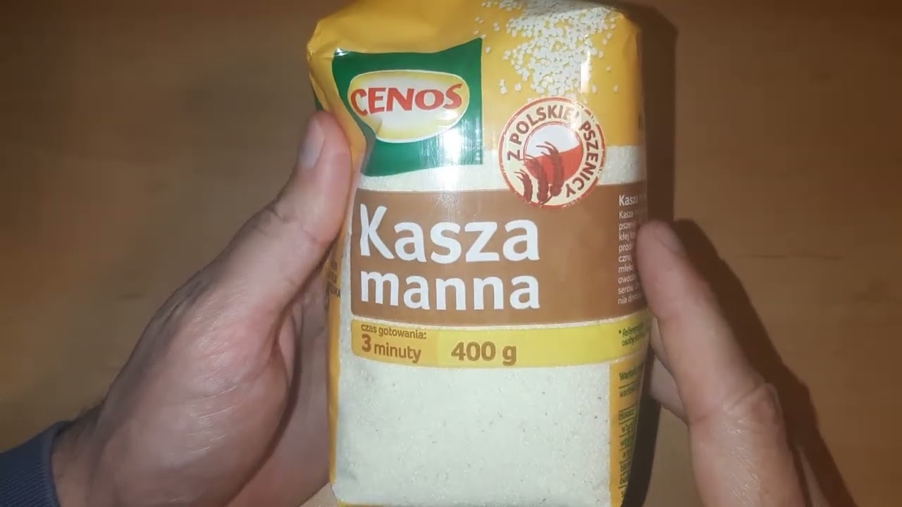 Kasza manna Cenos 400g - recenzja, opinie, cena, przygotowanie, wartość odżywcza