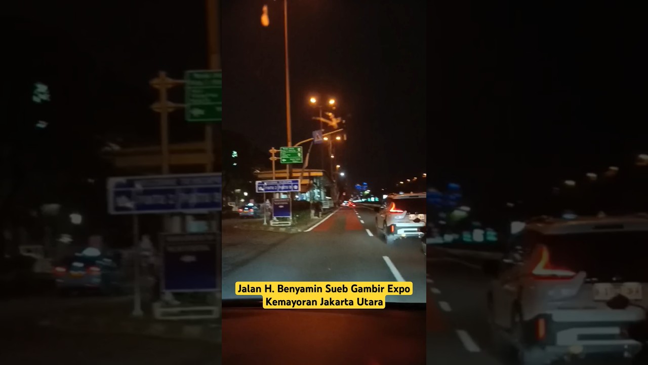 Jalan Benyamin Sueb Gambir Expo Kemayoran Jakarta Utara #shorts #travel #jakarta #jiexpokemayoran