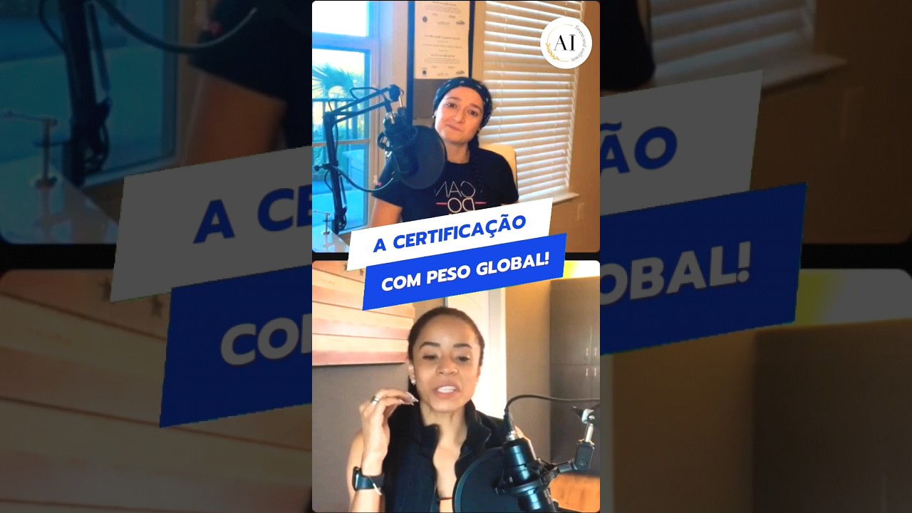 A Certifica&ccedil;&atilde;o N&uacute;mero 1 | Certifica&ccedil;&atilde;o Internacional | #carreirainternacional #carreira