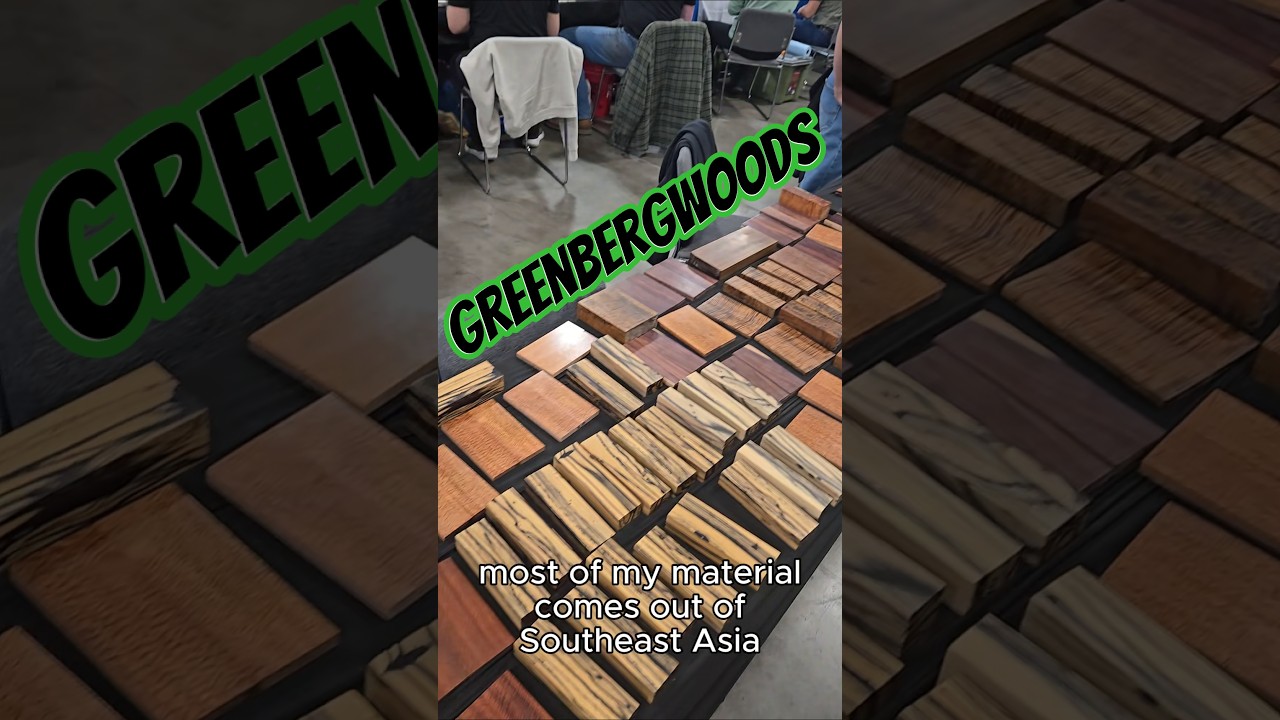Exotic Handle Woods from Around the World! 🌎 Atlas Visits Greenberg Woods at Bladeshow West 2025