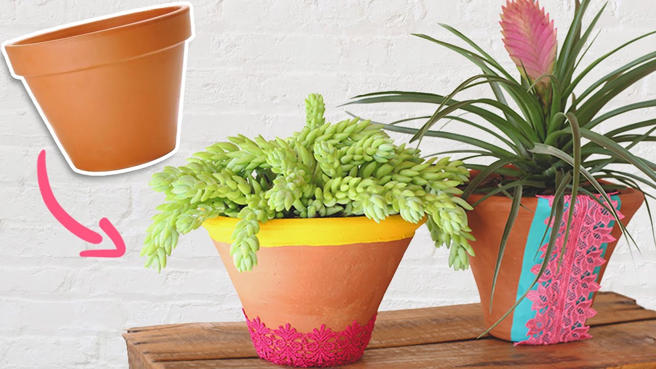 DIY PLANTERS | Terracotta plant pot craft ideas 🌻🌷