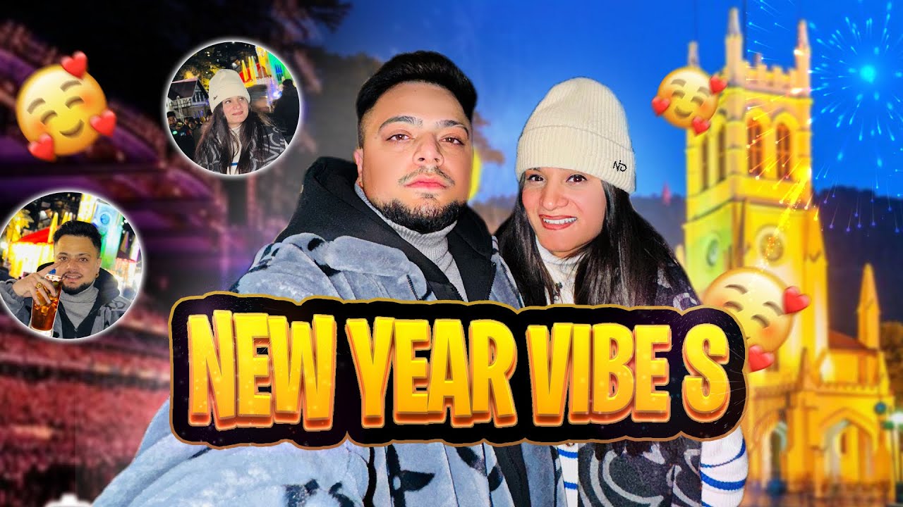 New Year Vibe Shimla😍😳 Dekho Kini Duniya Puji😳 Happy New Year All Family🧿🙏 || Ankush Thakur ||