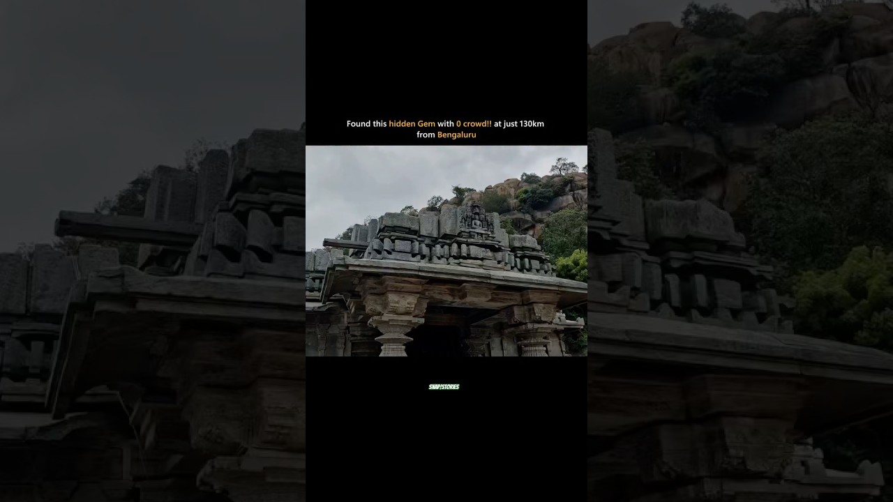 Don&rsquo;t miss this ancient Jain temple near Bangalore | jain temple built in 1181 AD | #temple #shorts