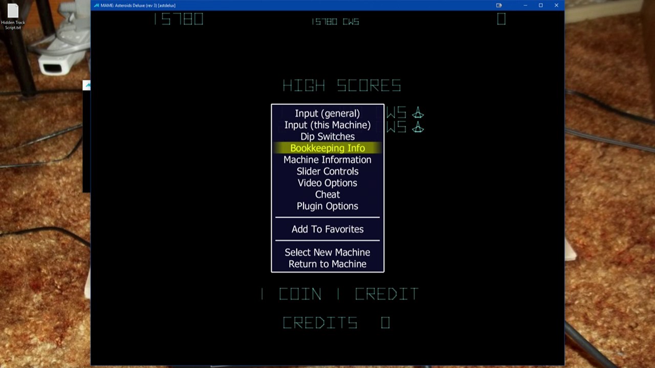 Asteroids Deluxe (MAME)