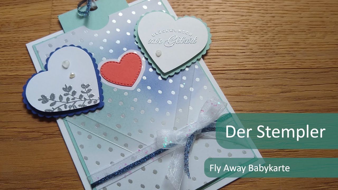 Fly Away Babykarte | Der Stempler ~ Stampin Up!