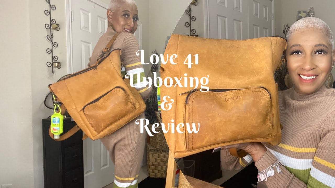 Love 41 Universal Leather Backpack Unboxing & Review