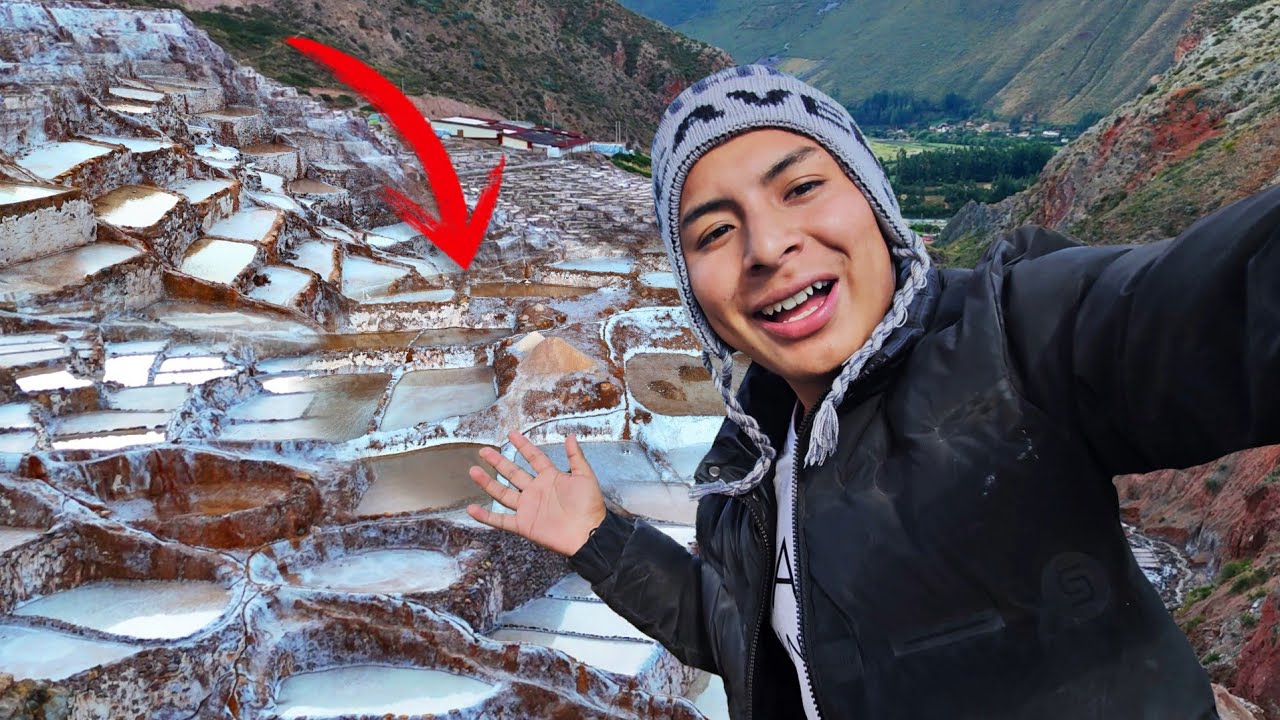En este lugar EXTRAEN la SAL ROSADA | Salineras de Maras