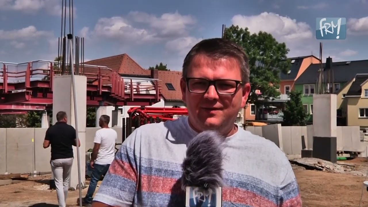 Spatenstich beim REWE-Markt in Dippoldiswalde