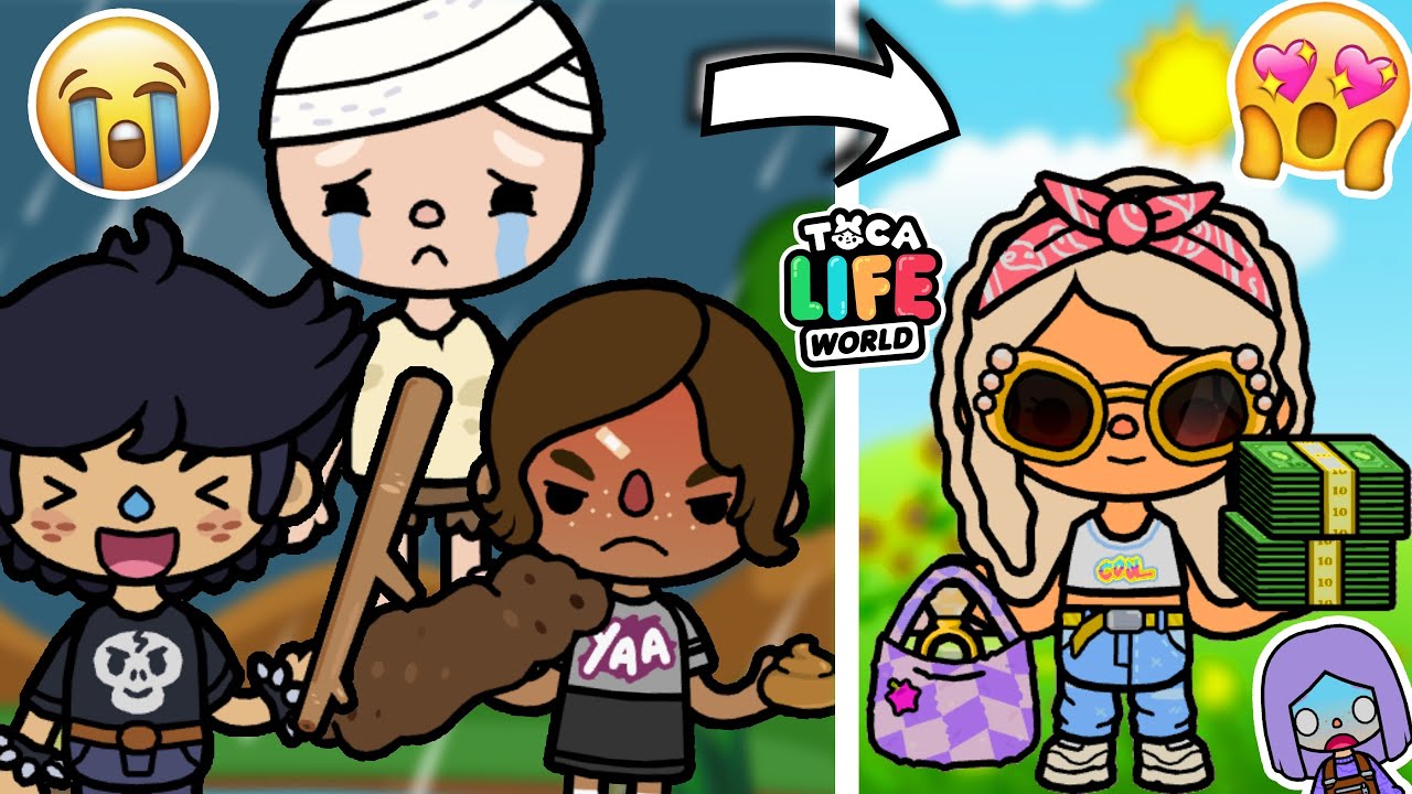 Я БЫЛА СИРОТОЙ, НО СТАЛА БОГАТОЙ! ❤️ Toca Boca Life World