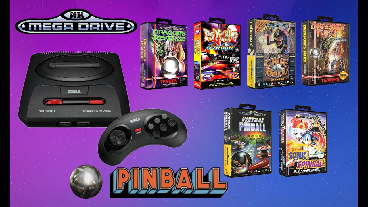 MEGA DRIVE PINBALL GAMES