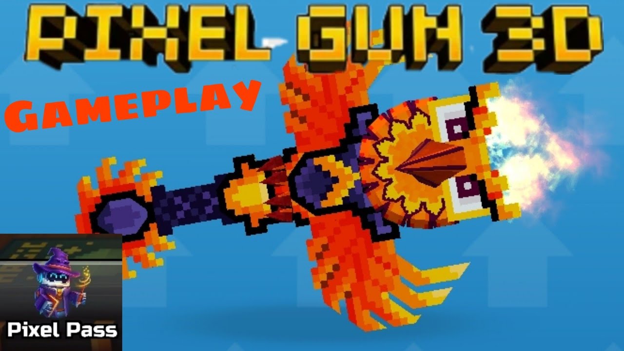 Pixel Gun 3D - Dark Mage Wand (New Design) Gameplay + New Magic School Pixel Pass Out