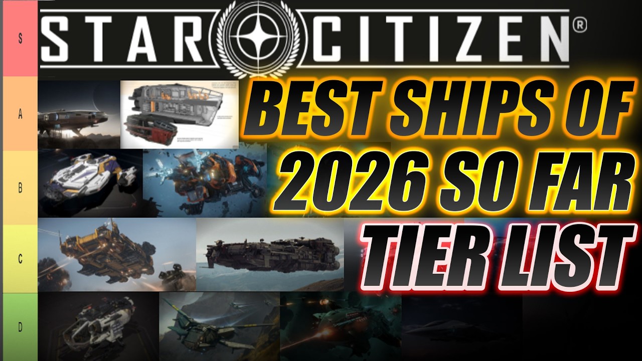 BEST SHIPS OF 2026 SO FAR TIER LIST - Star Citizen 4.8.2