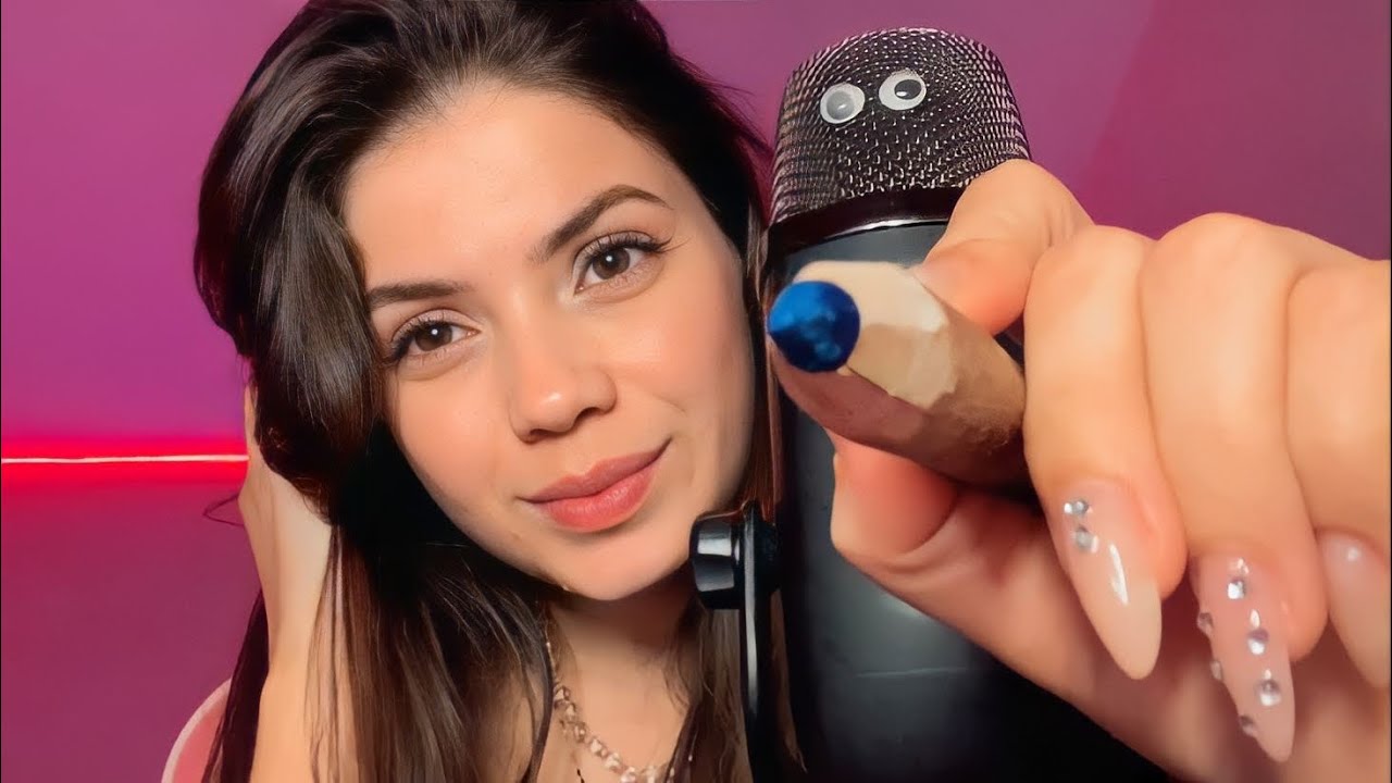 ASMR drawing on your face