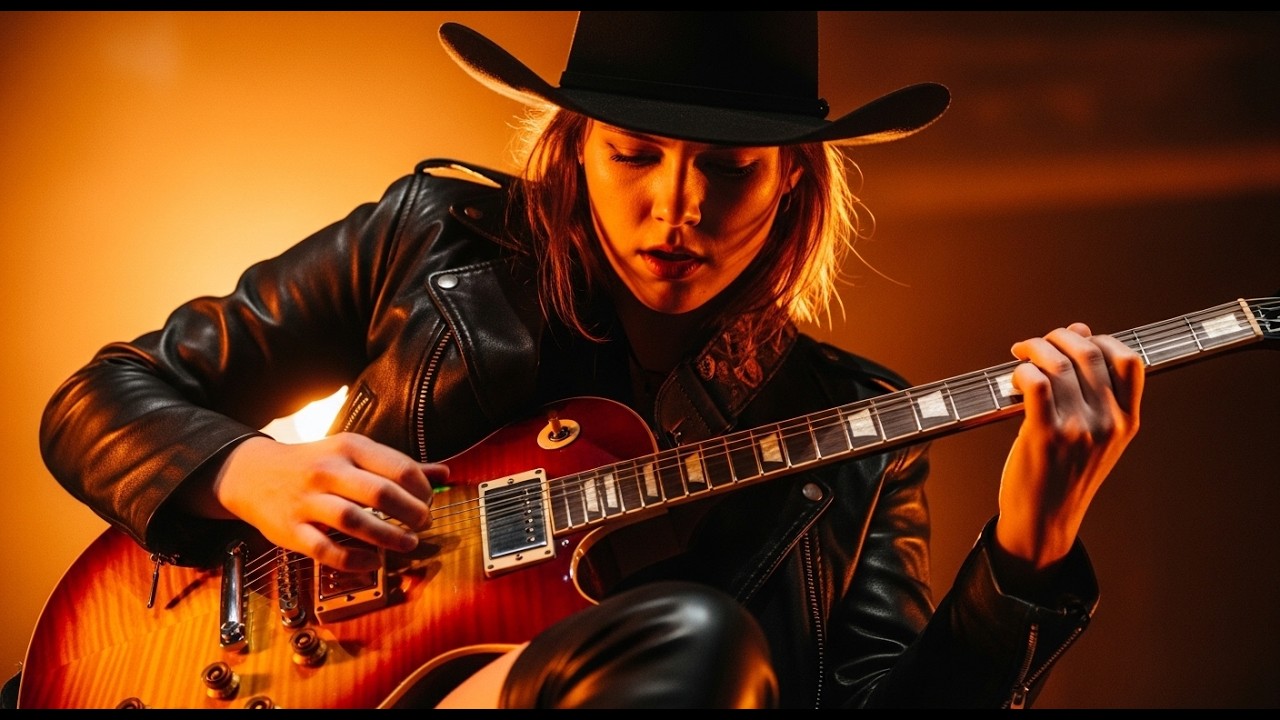 Amy Winehouse, Janis Joplin, Eric Clapton, Led Zeppelin Power Blues Rock Guitar Riffs & Lady Vocals