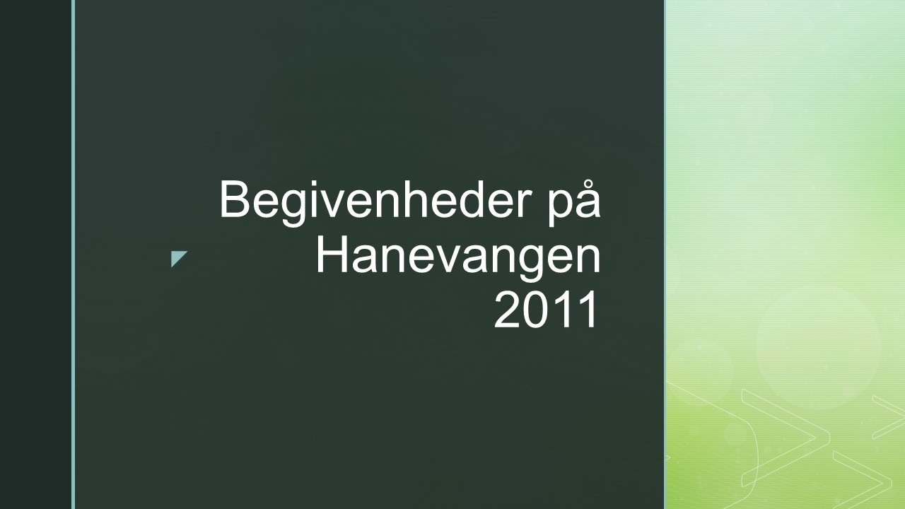 Hanevangen 2011