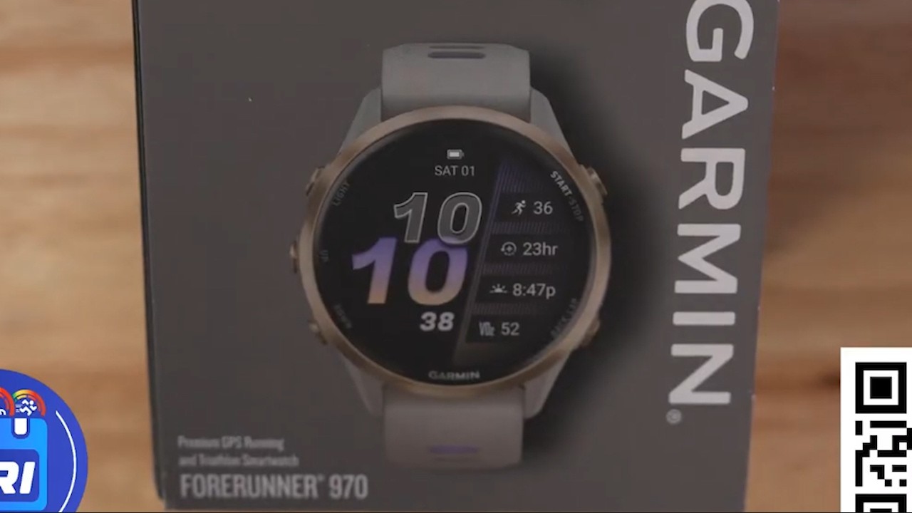 Распаковка Garmin Forerunner 970 📦⌚ Первый взгляд + Настройка синхронизации с телефоном (Первые ш...
