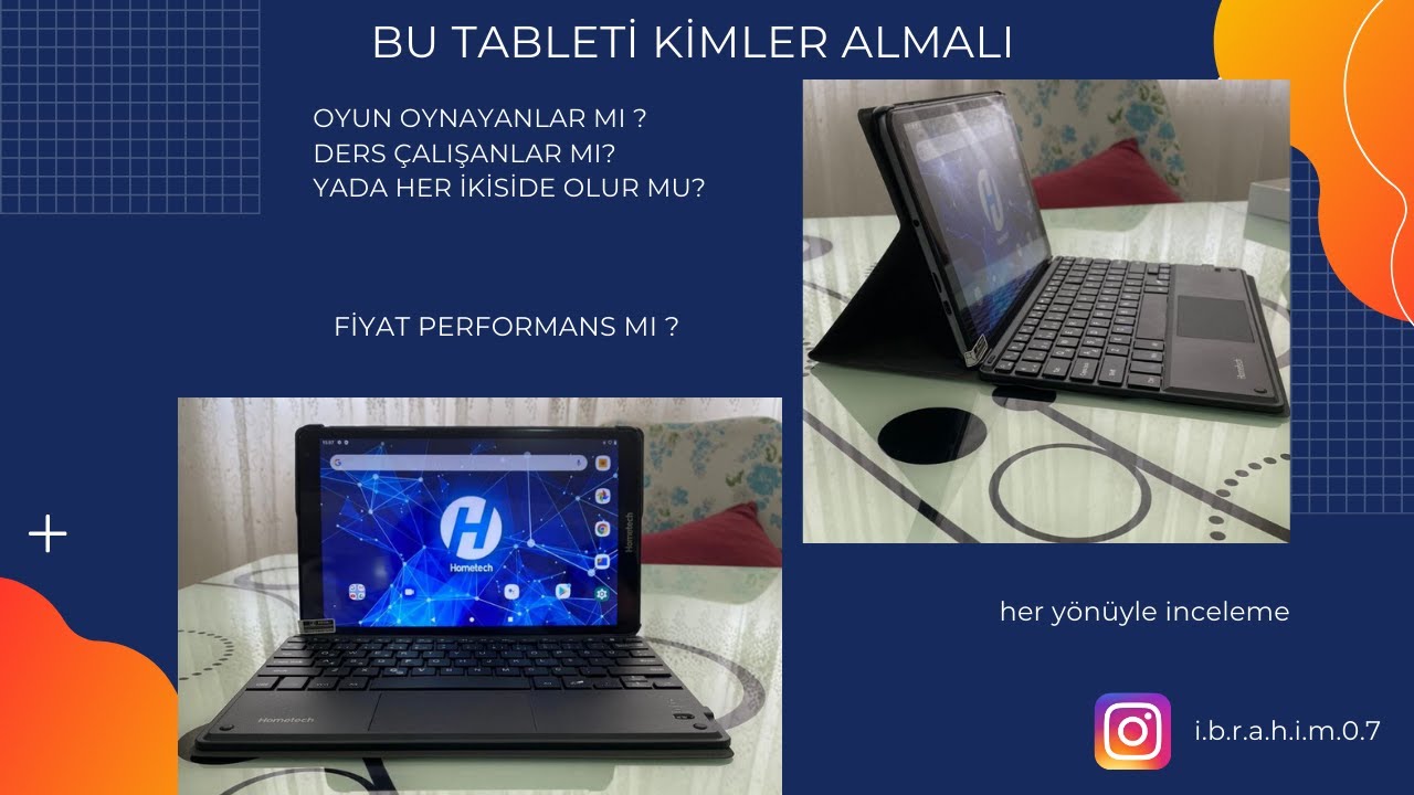 ÖĞRENCİ DOSTU HOMETECH ALFA 10TB TABLETİ(KUTU AÇILIMI PERFORMANS TESTİ VE HERŞEY)