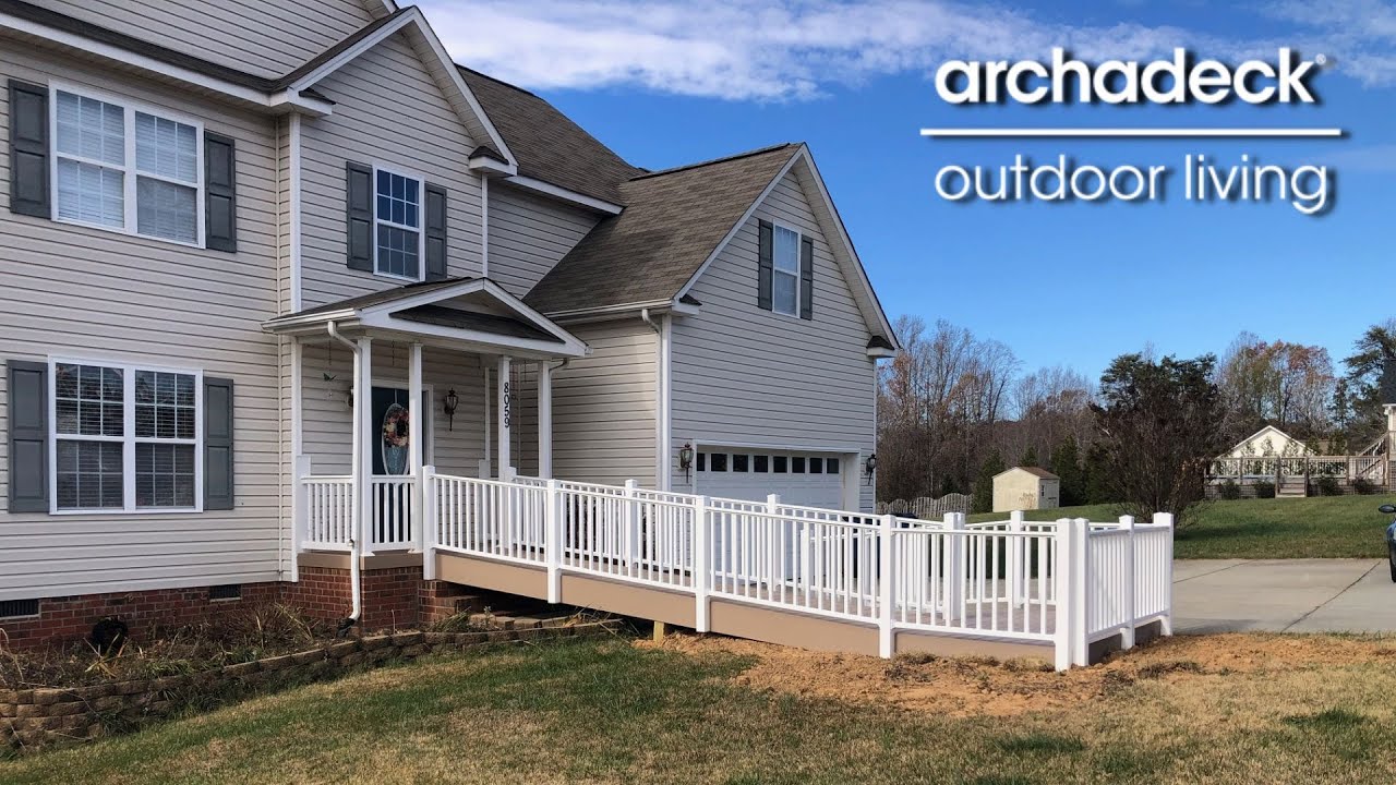 Browns Summit NC Deck Builder Review | Client Testimonial | ADA Ramp - Composite Deck