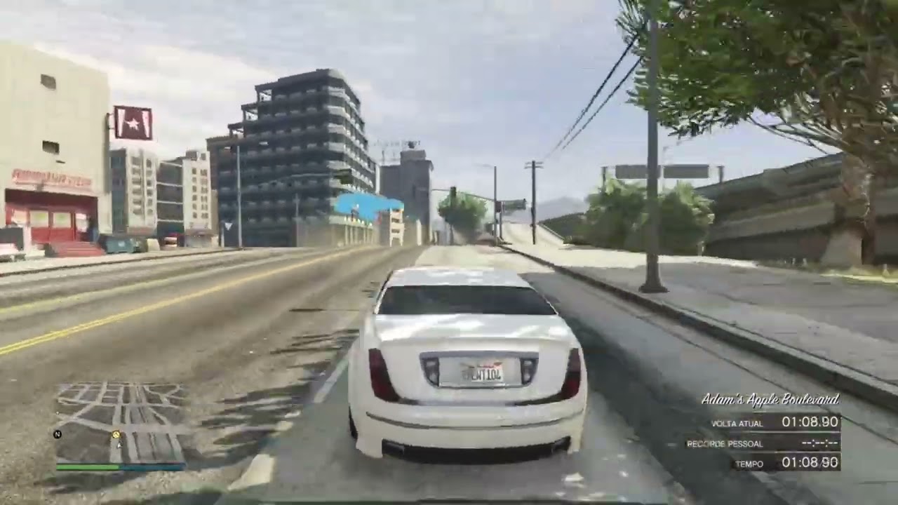 GTA V - Enus Cognoscenti Cabrio lap in Eight Figure Bonus (1080P)