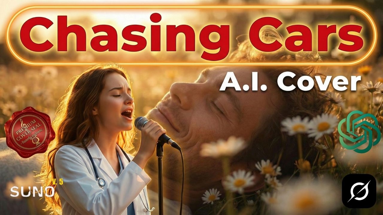 Chasing Cars (Snow Patrol) - A.I. Cover - Nosso lindo cover para vocês. Our beautiful cover for you.