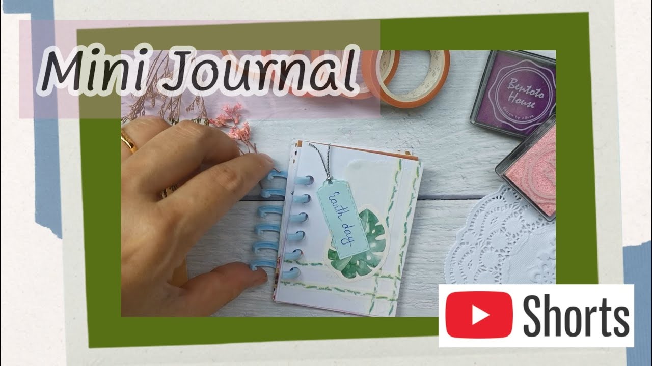 Small Journals Mini Journaling  cute Shorts by Thunya Craft Studio